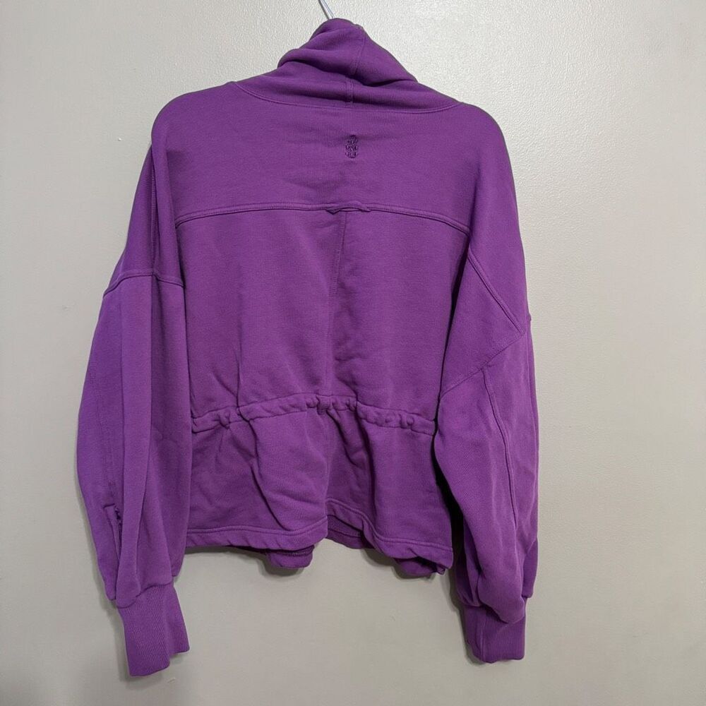 Free People Movement Remi Pullover Sweatshirt in purple women’s large - Picture 3 of 8